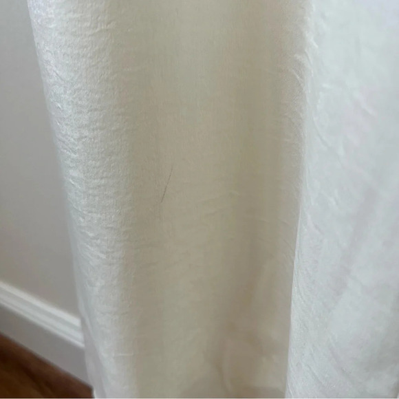 NWT Lulus Key Me Entertain You Ivory Satin Wide Leg Jumpsuit - Picture 13 of 14